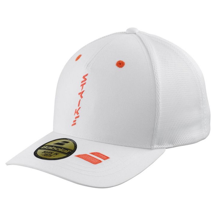 Babolat Curve Trucker Cap White / Strike Red